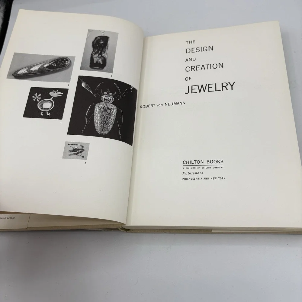 The Design and Creation‎ of Jewelry 1967 Hardcover Neumann 1st Edition 5th Print